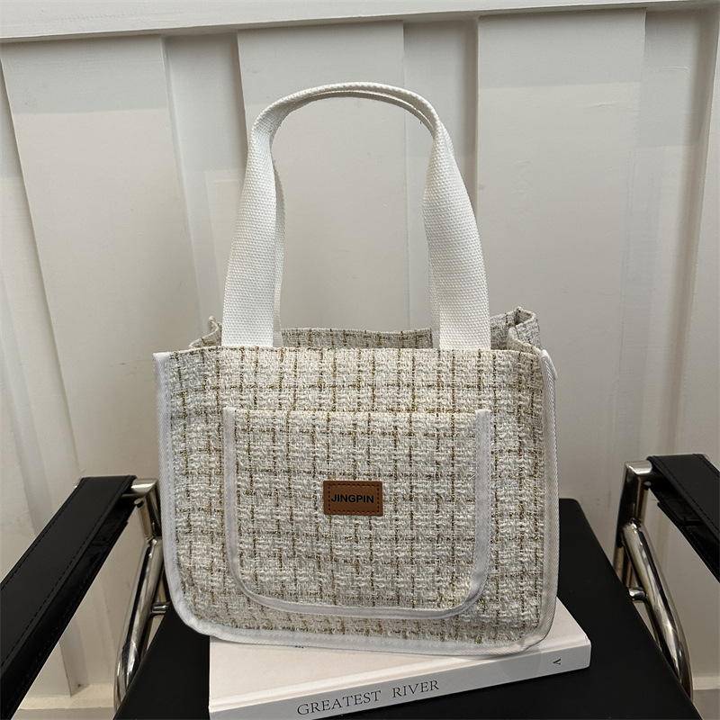 Bolso coreano simple de invierno 2024 nuevo bolso de moda de gran capacidad de hombro bolso de mano extranjero
