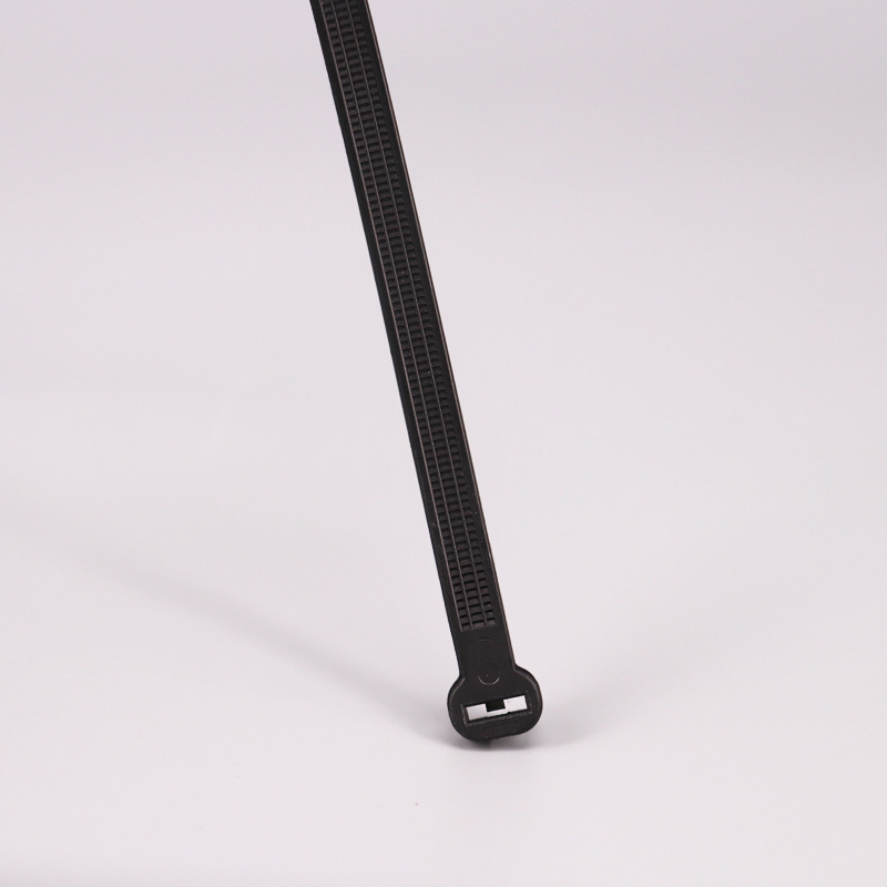 钢牙扎带垫片船用捆绑带尼龙电缆束线带黑白色所有系列100条/包