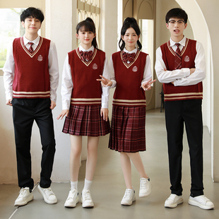 New Year's Day Chorus Competition Poetry Recitation Performance Clothing High School Junior High School Student Games Winter Academy Style Class Clothing suit