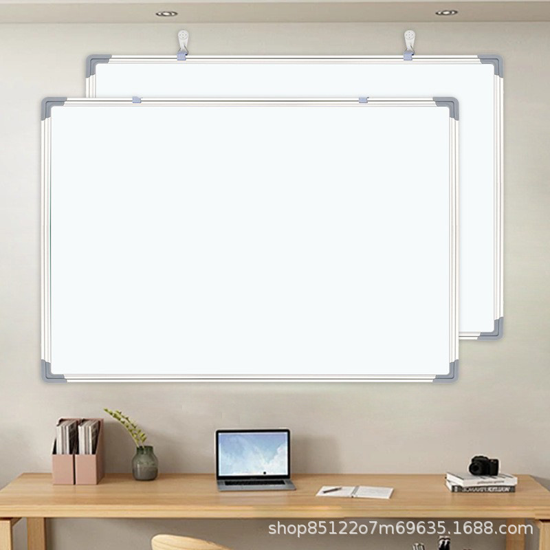 Pizarra de pizarra de doble cara colgante, pizarra pequeña, pizarra de enseñanza en el hogar, pizarra de escritura borrable, adhesivos magnéticos de una y dos caras