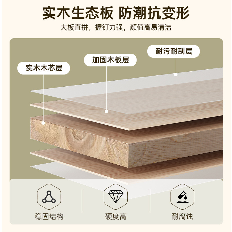 Pequeña mesa de maquillaje dormitorio de madera maciza moderna y simple 2025 nuevo lujo ligero de alta sensación mesilla de cabecera de cama de tocador en uno