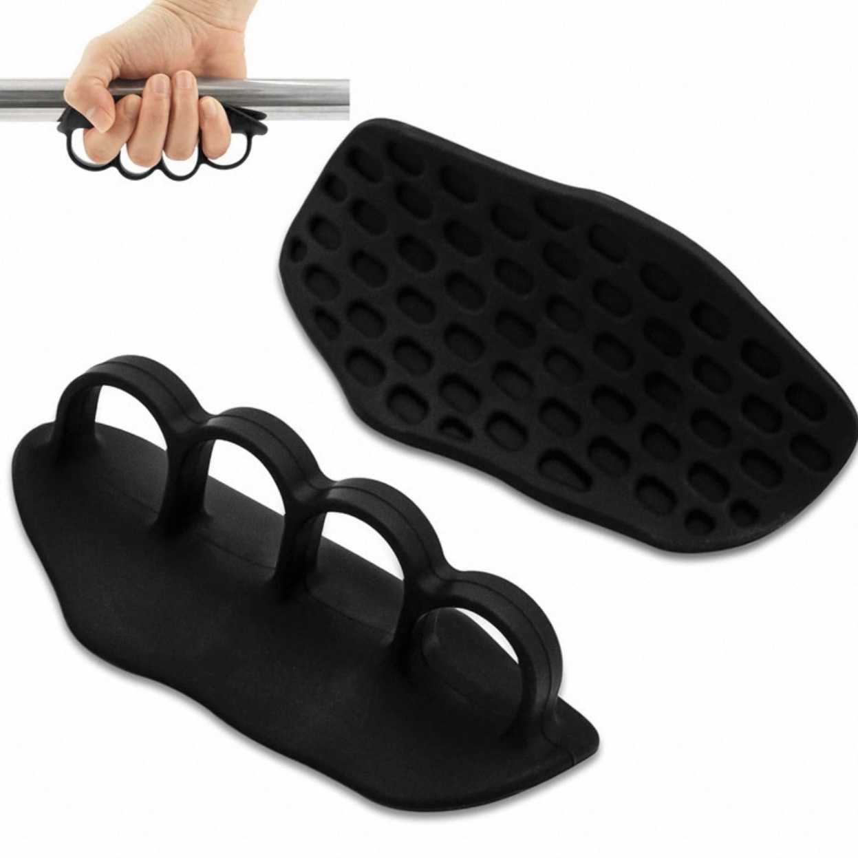 Nuevo guante de silicona para la palma de fitness antideslizante guante conveniente de hierro de silicona barra horizontal dispositivo de entrenamiento antideslizante