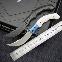 外贸热销CRKT7471折刀8cr13mov钢高硬度折叠刀户外野营刀具防身刀