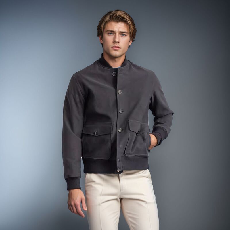 African Handsome Woolen Jacket for Men in Spring & Fall