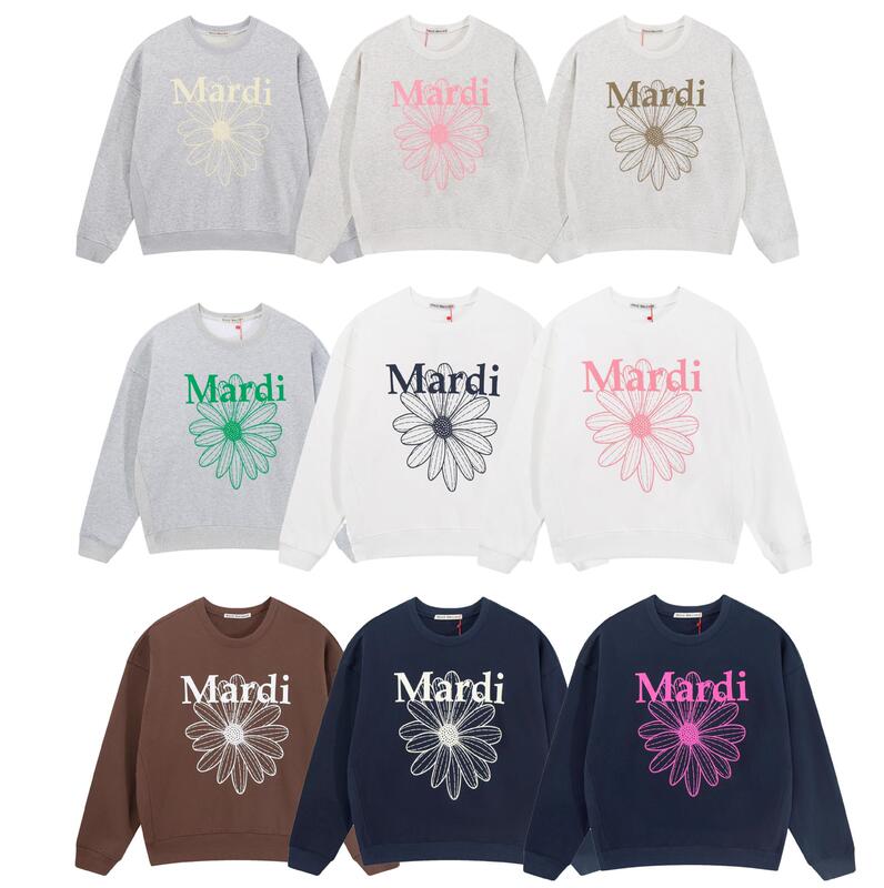 In-Stock Korean Trendy Brand Women's Sweatshirt with Daisy New Print Embroidery Round Neck Top, One-Size-Fits-All, Available for Wholesale In-Stock Korean Trendy Brand Women's Sweatshirt with Daisy New Print Embroidery Round Neck Top, One-Size-Fits-All, Available for Wholesale