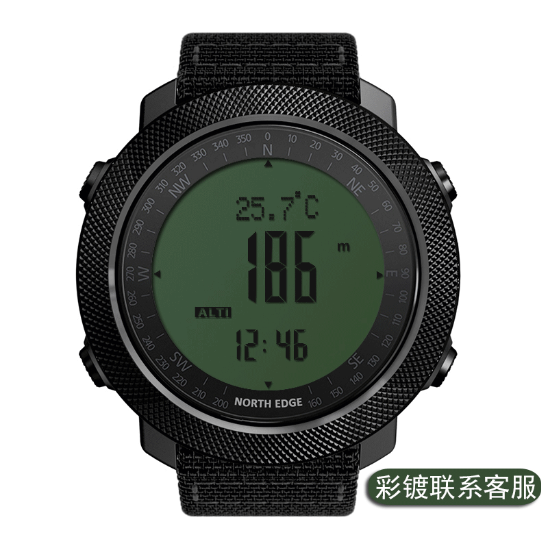 Color Plated Display Smart Watch Men's High Air Pressure Compass Multifunctional Senior high school Student Waterproof Sports Watch
