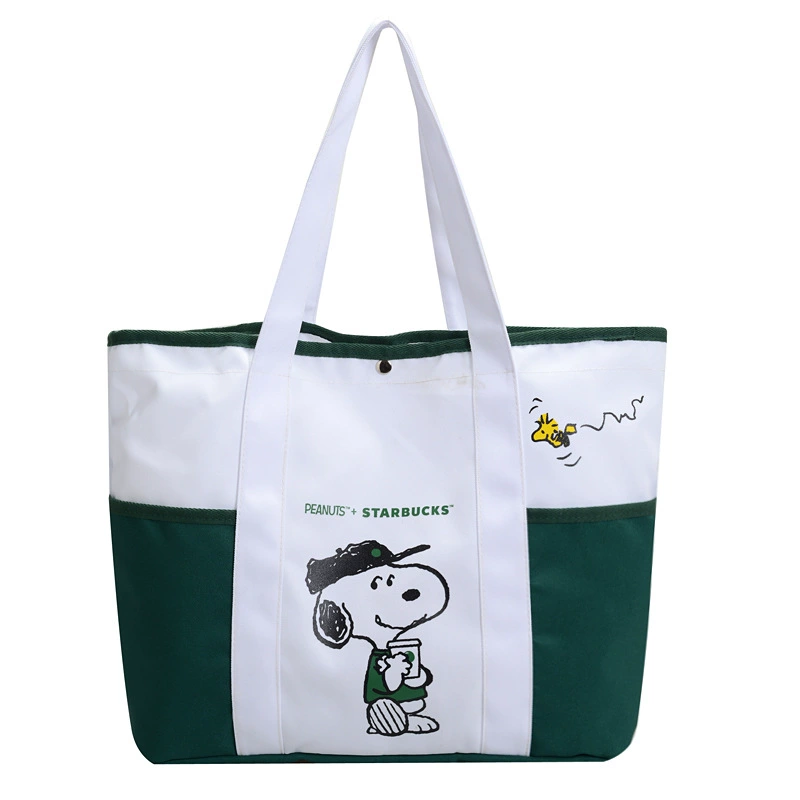 Snoopy, nuby, универсальная вместительная сумка через плечо, мультяшная сумка на одно плечо
