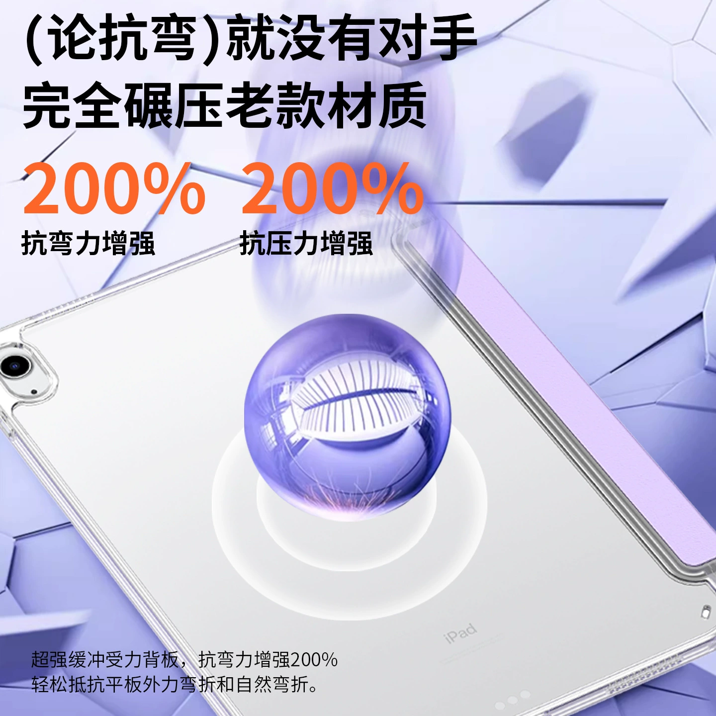 Чехол для iPad 11, новый iPad Air 7, комплект Pro 13 дюймов с отделением под стилус, склад Y, 998 поколения, акрил A16