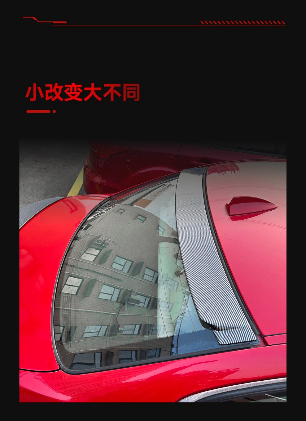 Suitable for 2005-2012 Bmw Bmw3 Series E90 318I 320I Top Wing Rear Wing Fixed Wind Wing Cross-Border Modification Parts