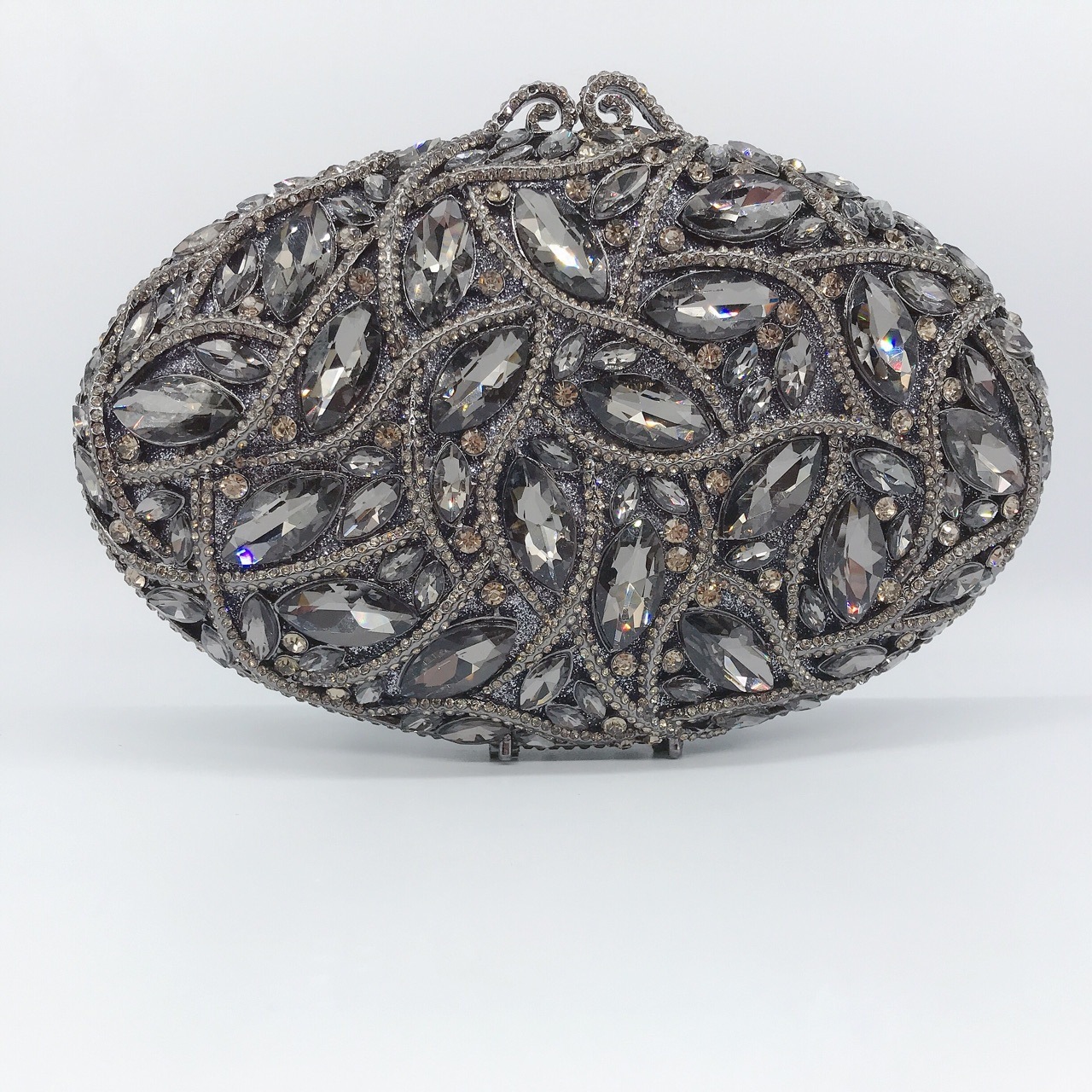 * suministro transfronterizo hueco metal con diamantes bolsas de cena vestidos de banquete de damas bolsas de moda de mano de diamantes