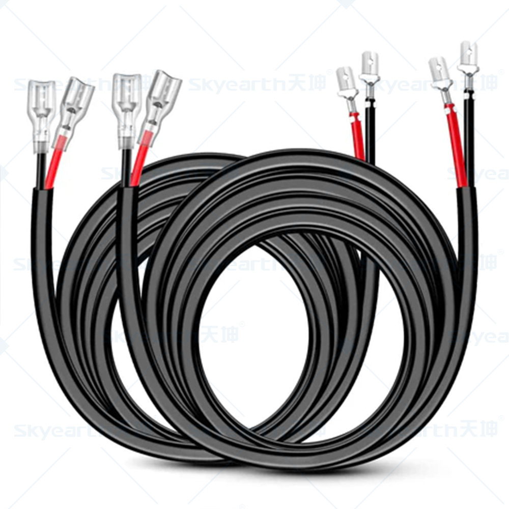 Venta directa de fábrica 16 AWG arnés de cables kit de extensión adecuado para luces LED luces todoterreno luces de conducción luces antiniebla iluminación de barcos