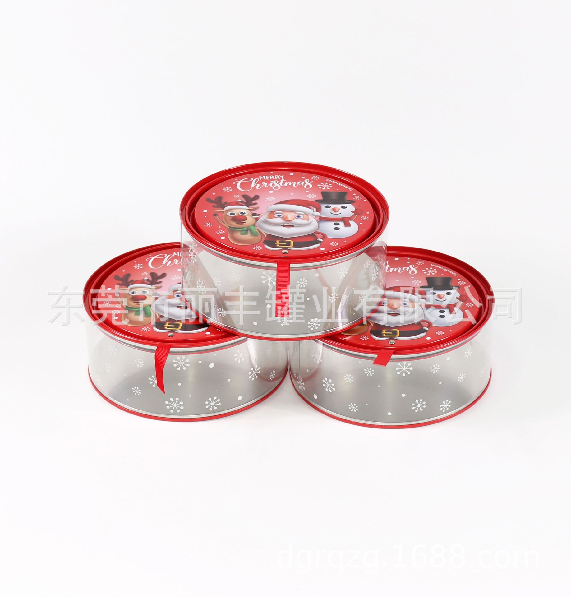 PVC包装桶 透明圣诞节PVC桶 带手提PVC桶,圆筒 马口铁盖圆筒定制-阿里巴巴
