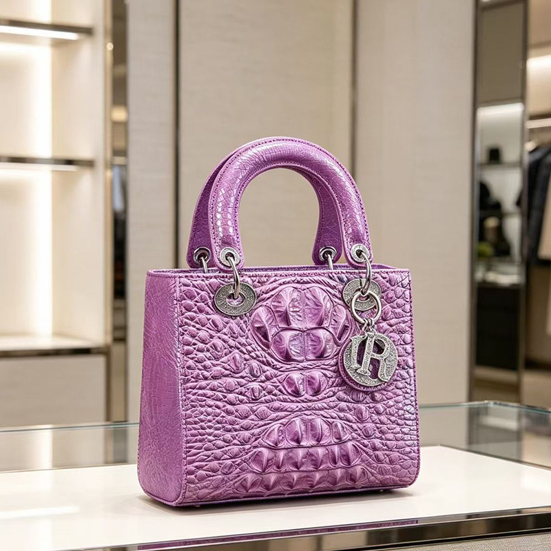 Factory Stock Surplus Women's Snake Head Small Square Bag, Crossbody Shoulder Bag, Assorted Styles, Casual, Non-Returnable, Non-Exchangeable, Versatile, Simple Bag