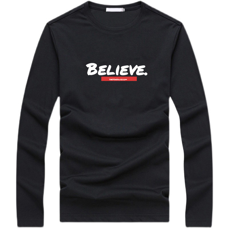 Camiseta de manga larga para hombre otoño nuevo estilo coreano SLIM-Fit de moda impresa delgada cuello redondo camisa de fondo camiseta