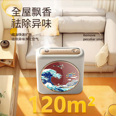 跨境新款智能香薰機臥室客廳辦公室創意氛圍燈免打孔壁掛精油香薰