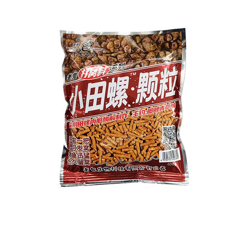 Laogui small field snail, krill, earthworm granules 400g Heikeng Lake library crucian carp granules nest material 60 bags per piece