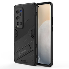 新款适用Vivo X60 Pro朋克铠甲防摔手机壳Vivo Y51支架防摔保护套