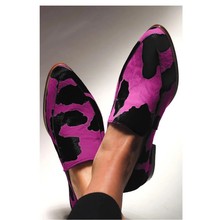 跨境外貿款2025年春秋季新品尖頭懶人鞋40-43套腳大碼休閑單鞋女