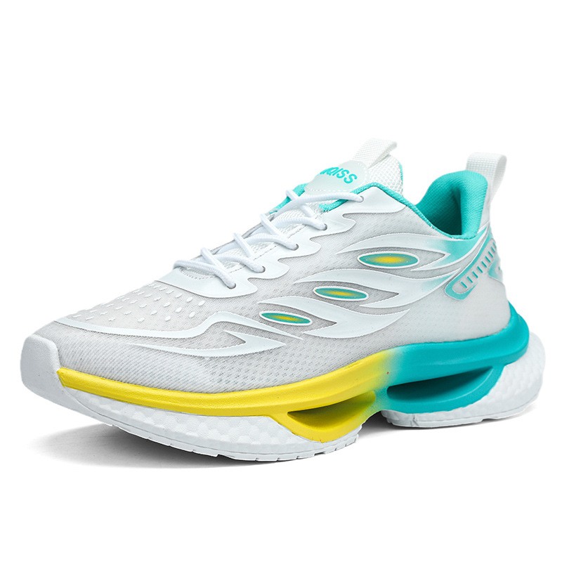 Zapatos de papá zapatos de hombre pareja verano transpirable 2023 nuevo estilo de celebridad de Internet fondo grueso zapatos de moda casual zapatilla de deporte de moda mujeres