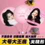 明星物料高品质双面扇子