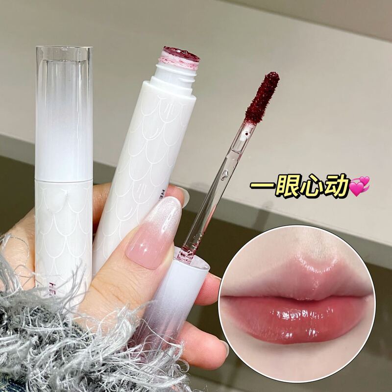 HERORANGE水光镜面唇釉水润嘟嘟唇不易掉色裸色显白唇彩跨境美妆|undefined