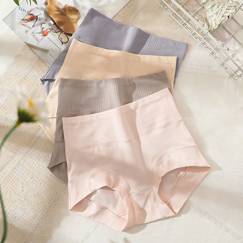 Mid-High Waist Women's High-Elastic Underwear, Lightweight, Moisture-Absorbent and Breathable Fabric, Comfortable, Antibacterial, Non-Constricting, Delicate and Smooth on the Waist and Legs Mid-High Waist Women's High-Elastic Underwear, Lightweight, Moisture-Absorbent and Breathable Fabric, Comfortable, Antibacterial, Non-Constricting, Delicate and Smooth on the Waist and Legs