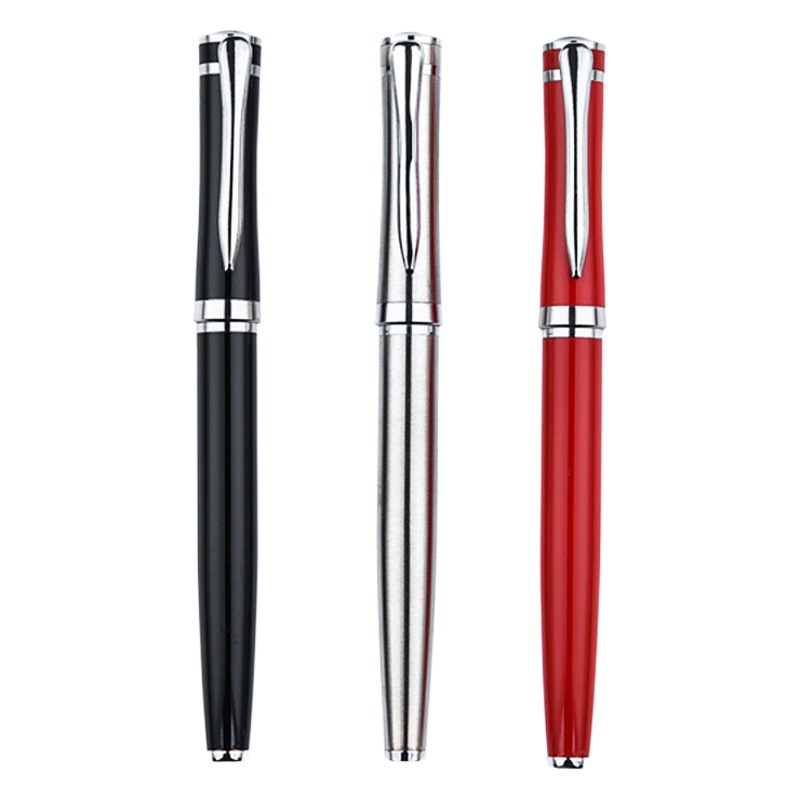 Wholesale spot black metal jewelry pen signature pen business creative advertising gift pen metal signature pen