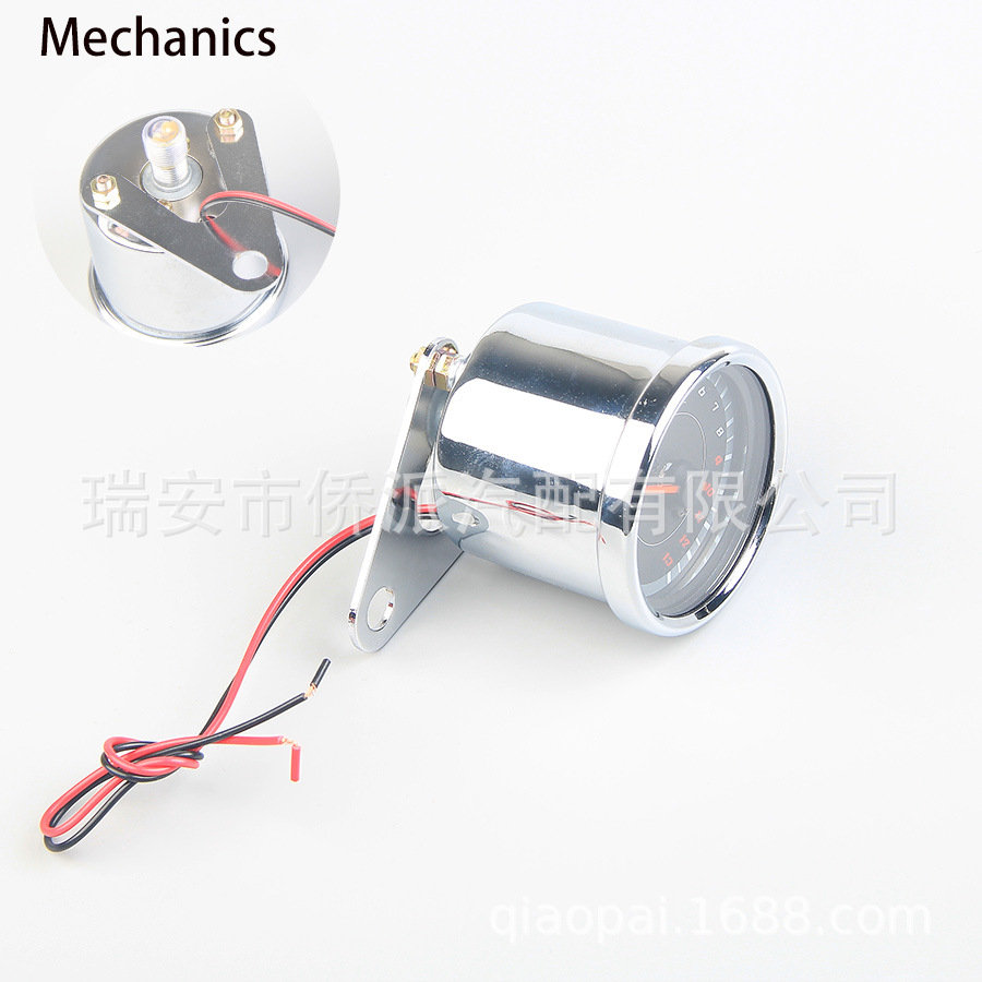 Cg125 Modified Motorcycle Tachometer, Motorcycle Instrument Speedometer Rpm Engine Cg125 Retro Instrument