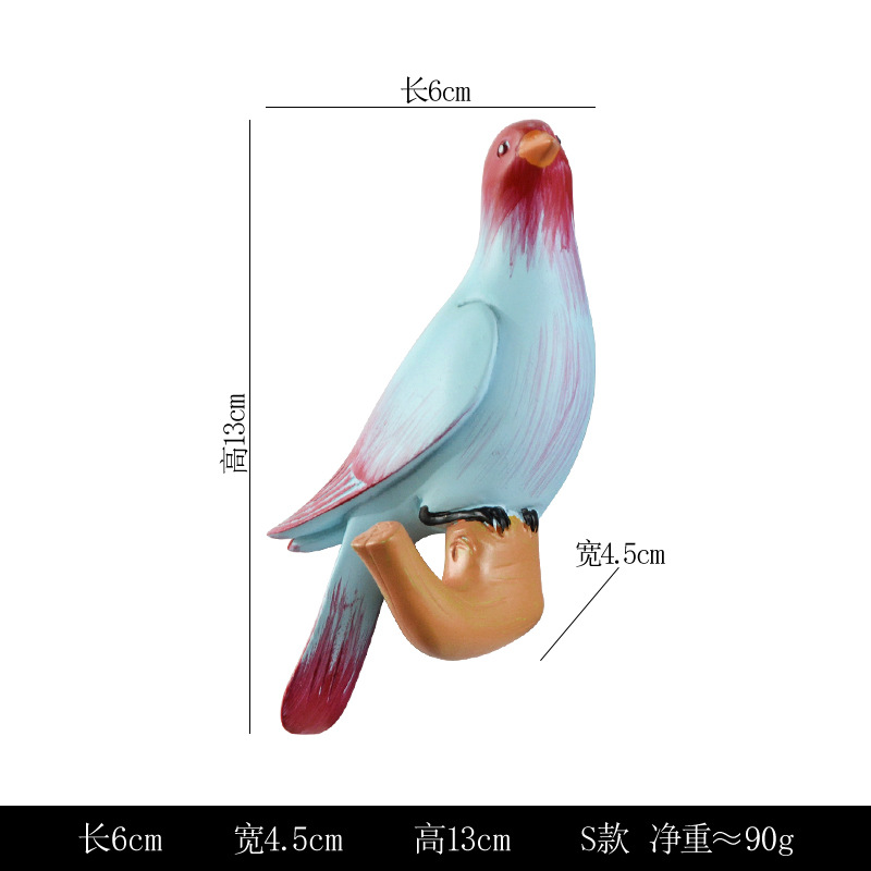 Venta al por mayor transfronteriza fuerte gancho pegajoso puerta creativa gancho trasero sin punzón resina animal ropa decorativa gancho decoración de la pared gancho de la ropa