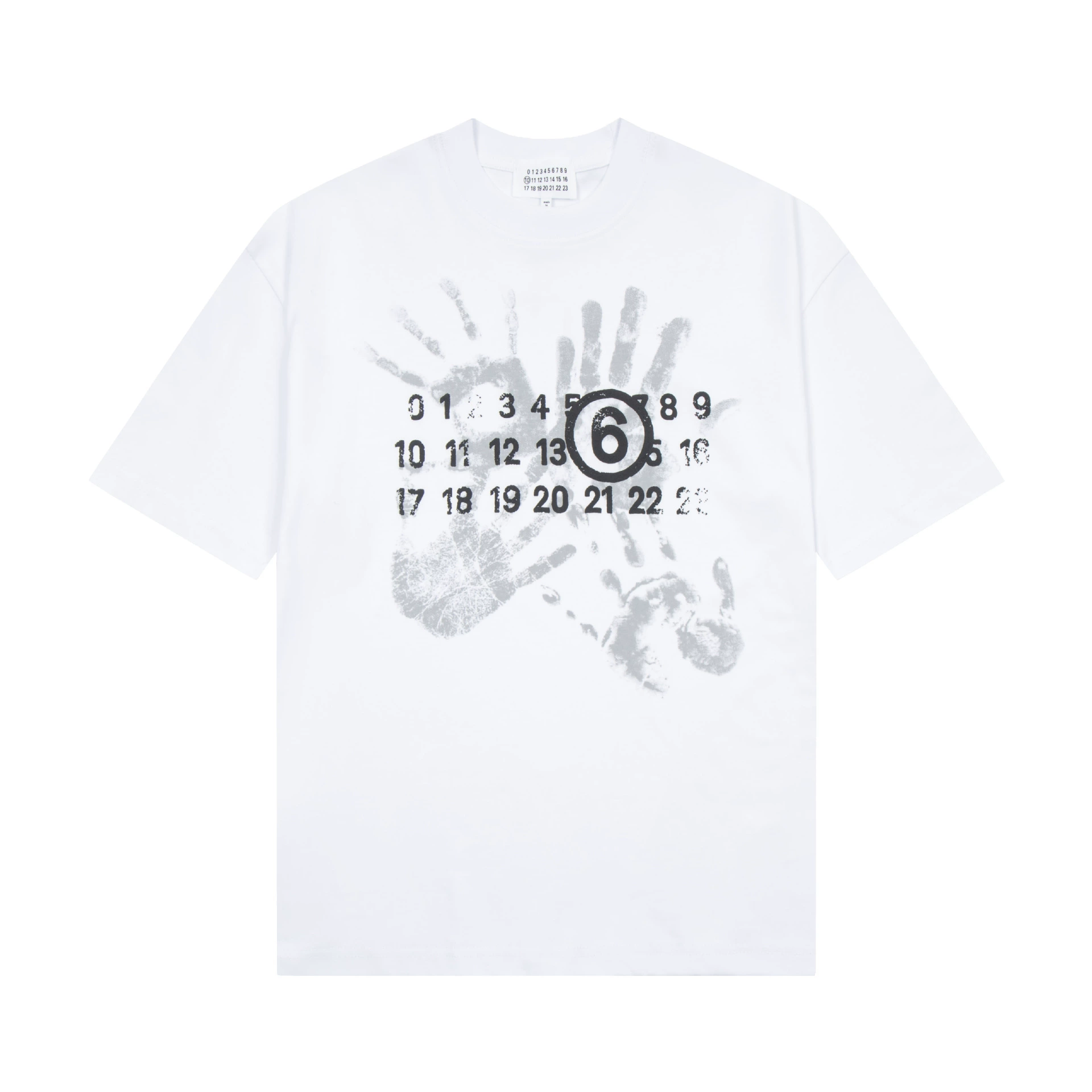 Футболка Maison Margiela MM6 унисекс, чистый хлопок, цифровая печать, короткий рукав S–XL