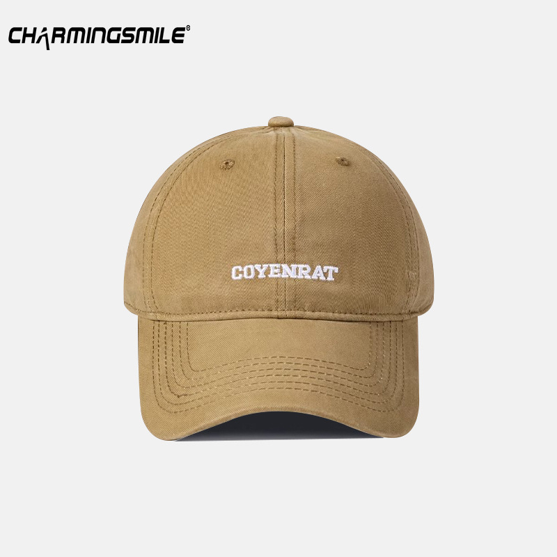 Sombrero de béisbol para mujeres 2025, nuevo estilo retro bordado letras de protección solar gorro de pato estilo coreano generalizado gorro de cabeza grande moda para mujeres