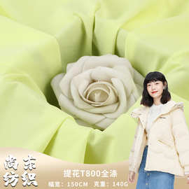 提花T800全涤面料 户外运动套装面料 秋冬户外风衣夹克羽绒服面料