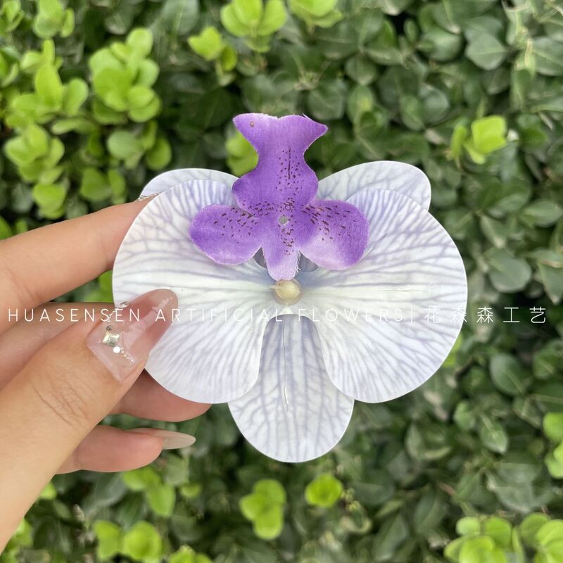 3Dプリントフィルム胡蝶蘭シミュレーション単輪花頭手作り結婚お土産喜糖箱装飾diy靴花|undefined