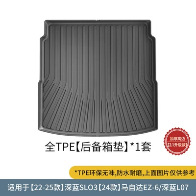 Universal Foot Pad Deep Blue L07 car floor - 22-25-model-dark-blue-sl0324-model-mazda-ez-6dark-blue-l07-trunk-mat