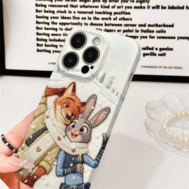 Bufandas Judy para Apple 17promax dibujos animados lindos iPhone 16pro lente todo incluido 15 nuevo 1