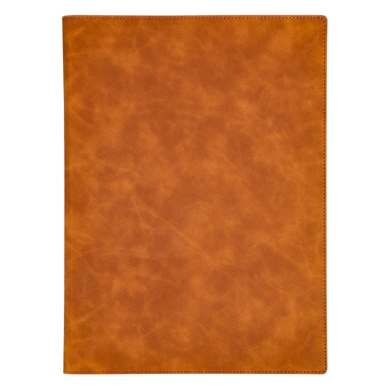 A4 multifuncional Carpeta de negocios Gerente de cuero clip de cuero magnético contrato clip de negocios imprimible logo firma libro