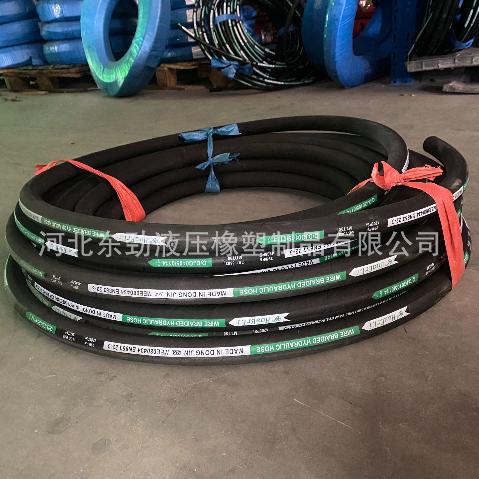 ������ѹ���ܳ���2��Һѹ��˿��SAE100R2AT ��ĥҺѹ��ѹ�͹��ܳ�