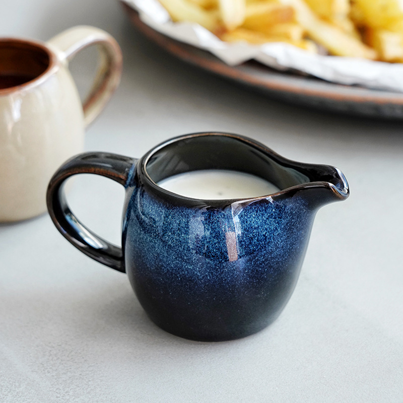 麟彩ミルクカップ陶磁器コーヒー抽出カップ2.8安士ミルクポットステーキ汁斗ソースポットエスプレッソパートナー|undefined