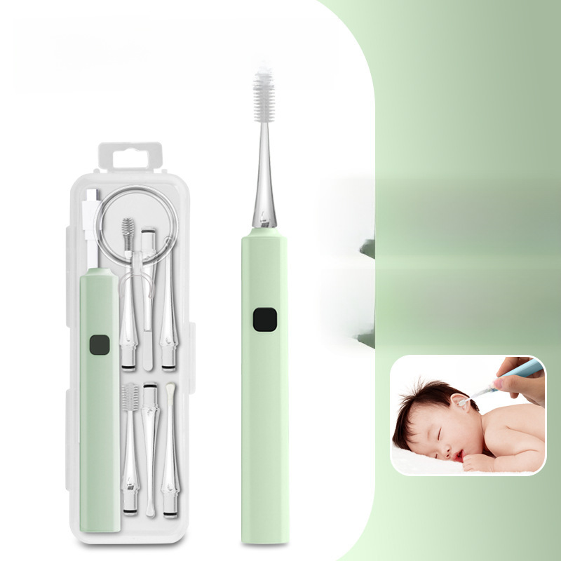 Children's USB Charging Light Ear Scoop with Earwax Scoop and Magnifying Ear Spoon Set from Yangjiang Manufacturer