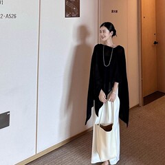 自然美学 /大披肩针织斗篷不规则设计感气质上衣针织衫空调披肩女