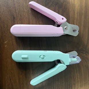 Pet Nail Clippers, Cat Nail Clippers, Stainless Steel Dog Files, Led Electric Nail Clippers, Cat Claw Clippers, Two-In-One