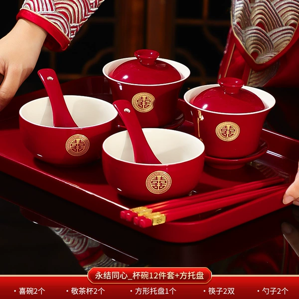 Forever Together_Cup + Bowl [12-piece Set + Tray]
