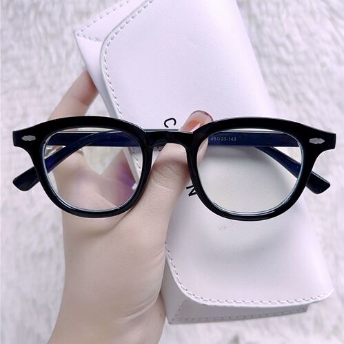 Sunglasses for Men with Rice Dots, New Style UV Protection Sunglasses for Women, Personality Street Style Round Retro Sunglasses