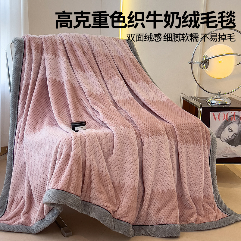 Invierno de peluche grueso mantas de oficina siesta pequeña manta mantas sofá mantas cama de coral peluche leche peluche