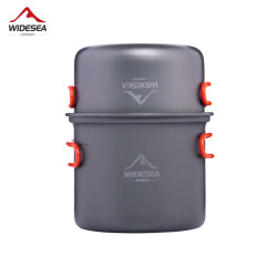 WIDESEA野營套鍋 戶外便攜式戶外鍋 野炊徒步登山露營鍋具