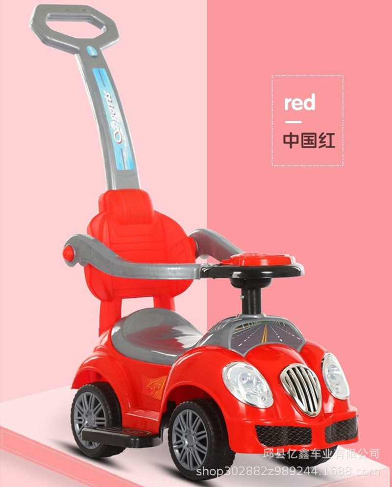 Carrito Montable Twist para Niños con Música y Empujador de Plástico