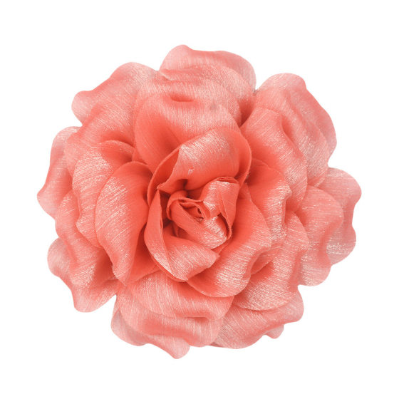 Spring and summer new 12CM handmade peony flower brooch ladies corsage big flower pin clothing accessories wholesale