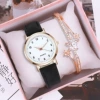 Black watch, bracelet, gift box