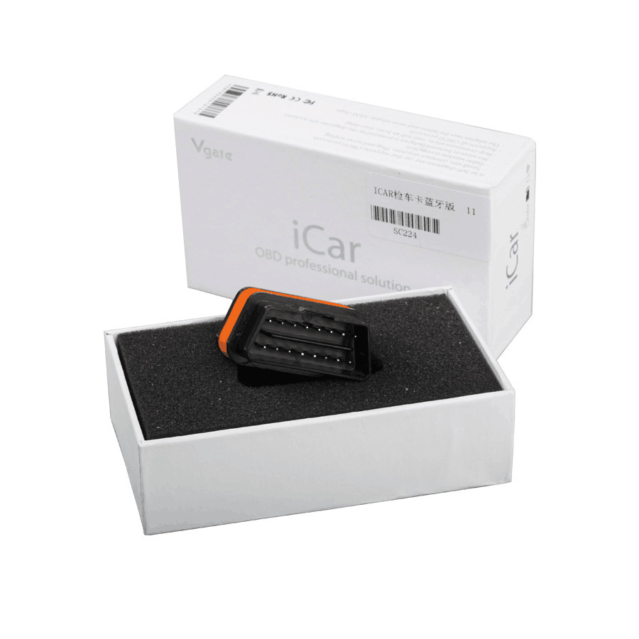 Vgate icar2 Bluetooth OBD2 car fault detector supports Apple and Android systems, wireless diagnostic tool