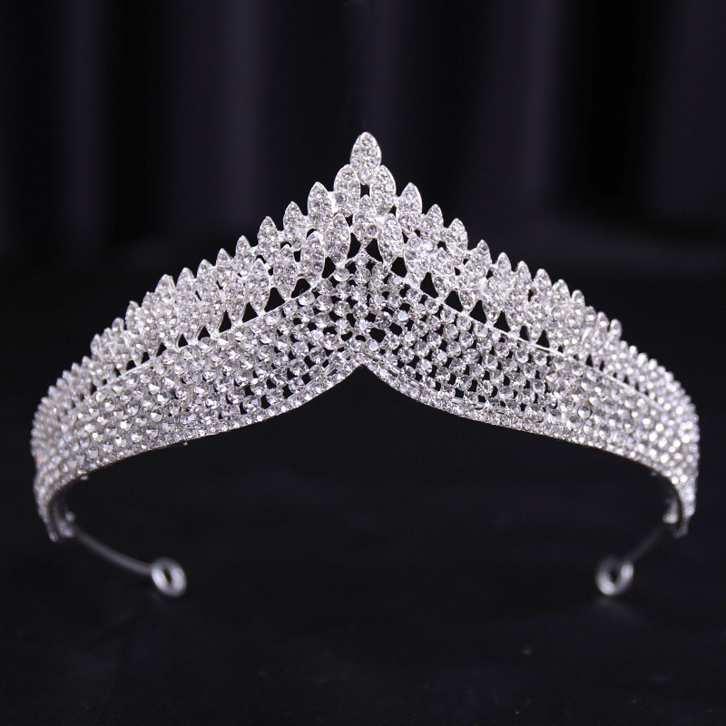 Elegant Bridal Shiny Women's Crown Alloy Plating Crown display picture 3